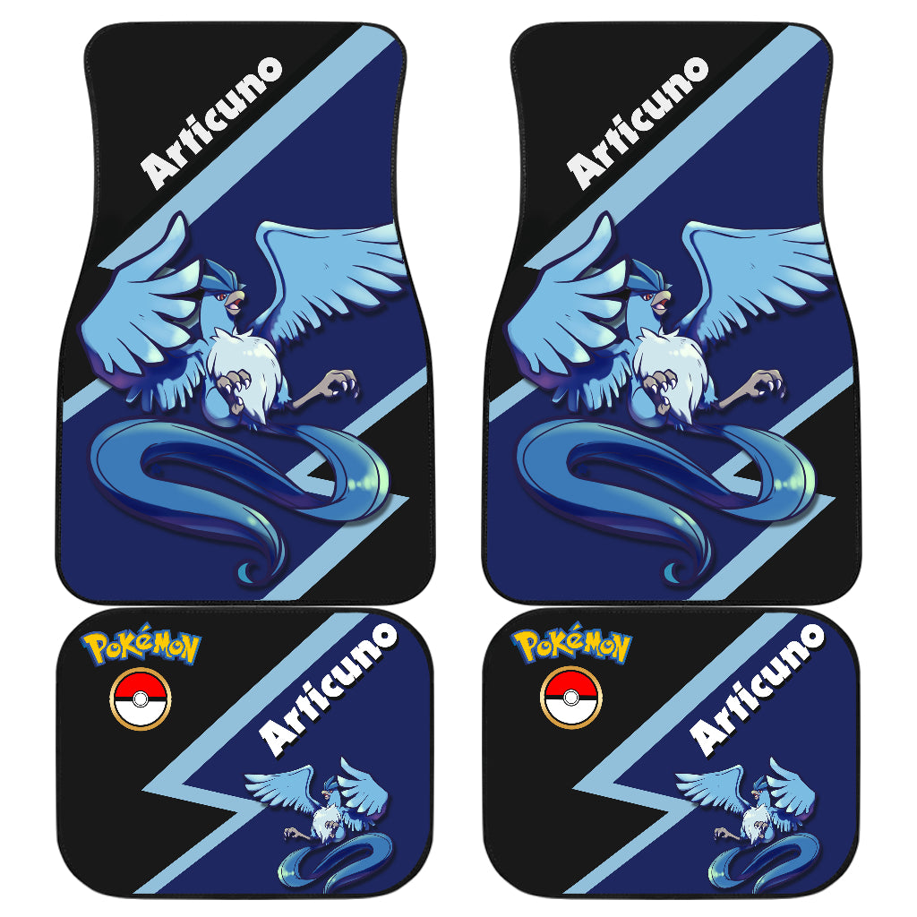 Articuno Pokemon Car Accessories Floor Mats for Cars