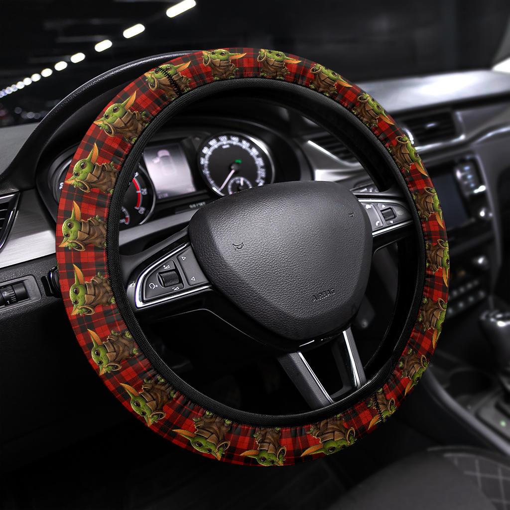 Baby Yoda Steering Wheel Cover for Car | 9 Inch Space Design 7212