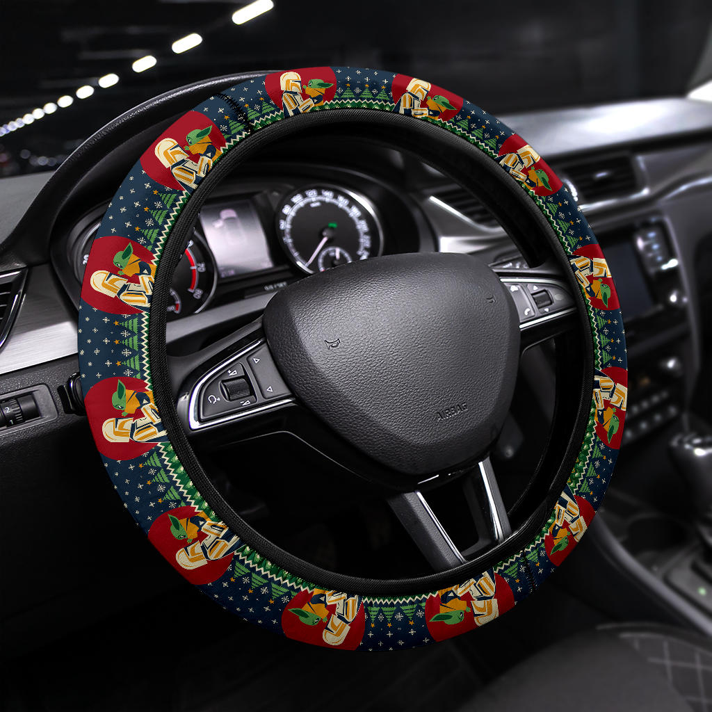 Cute Baby Yoda Mandalorian Premium Custom Steering Wheel Cover