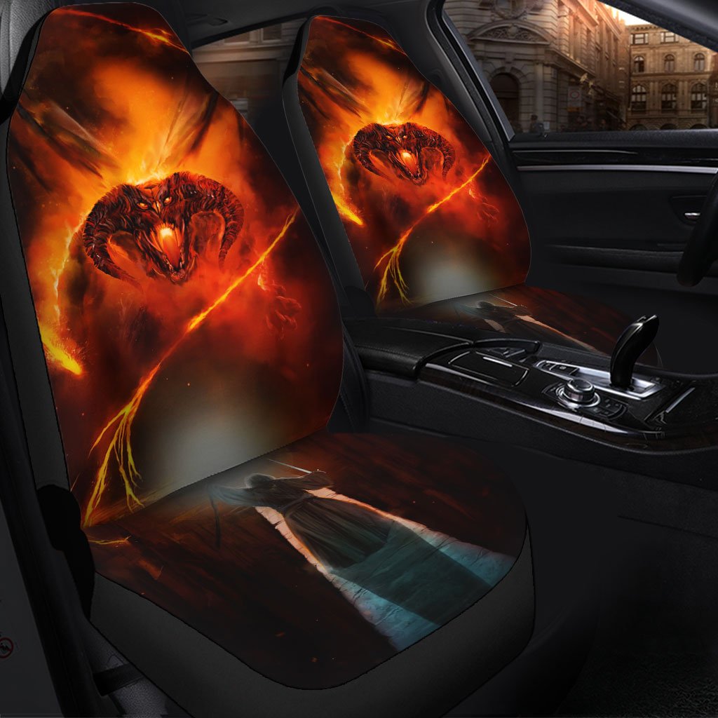 Balrog Vs Gandalf Figural Light Premium Custom Car Seat Covers