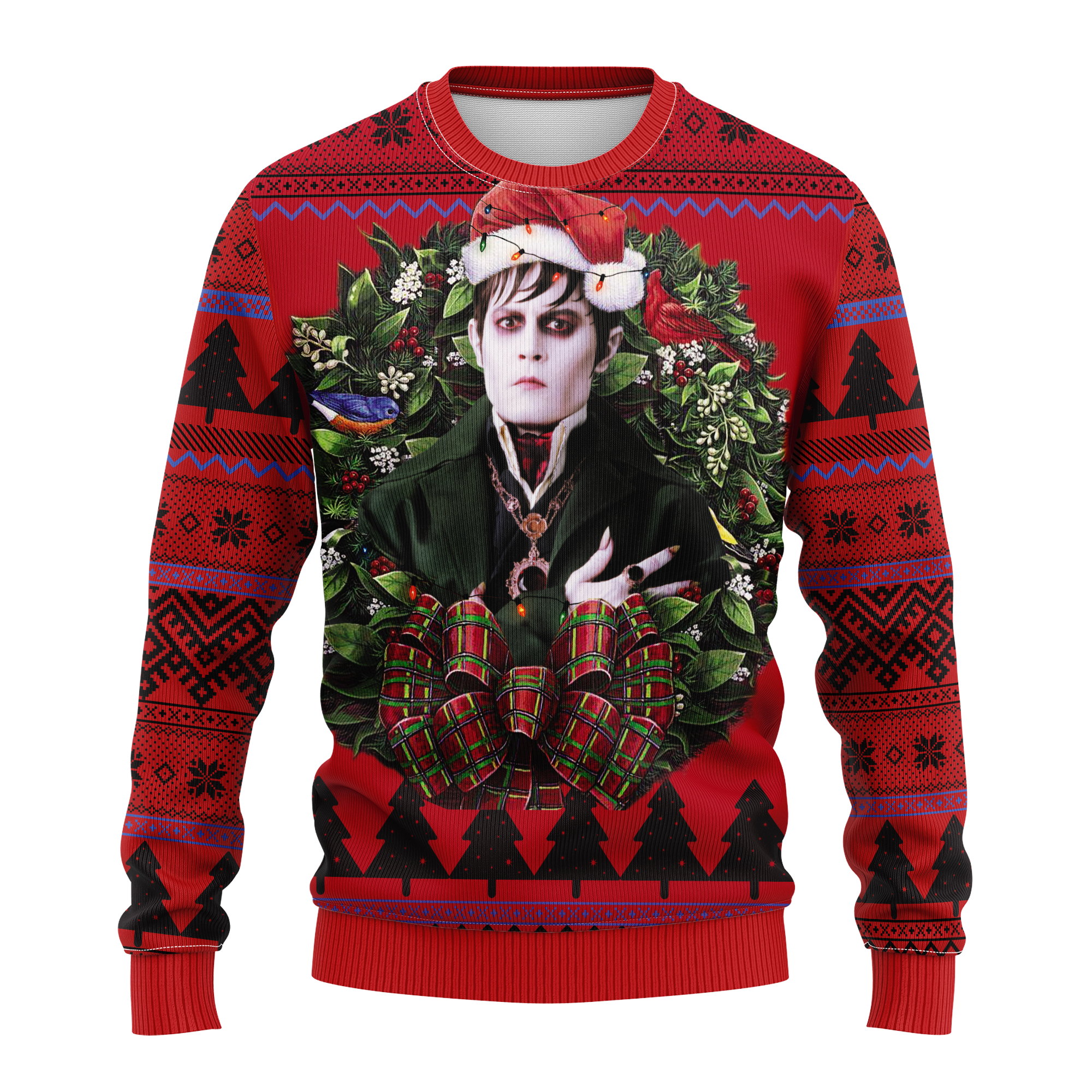 Barnabas Collins Dark Shadows Ugly Christmas Sweater Thanksgiving Gift