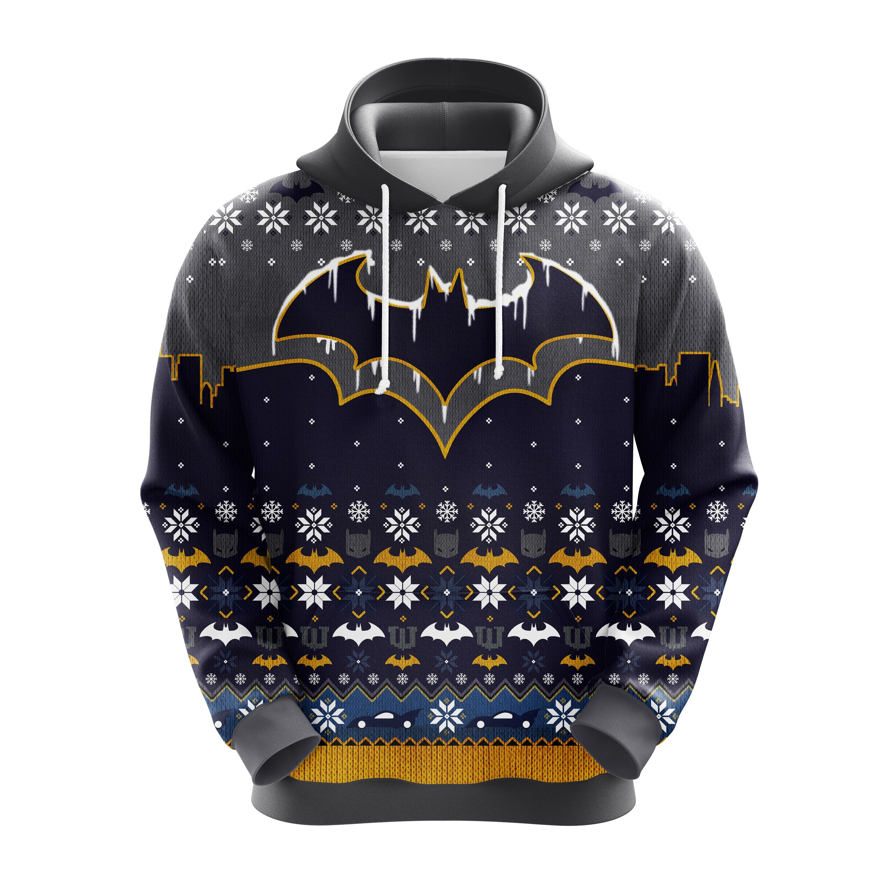Cute Batman Christmas Hoodie - Perfect Gift for Thanksgiving