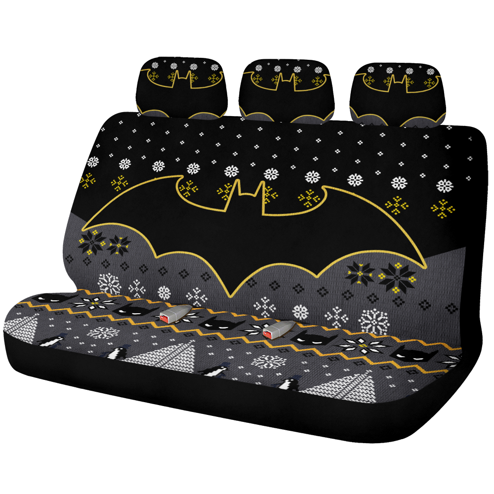 Batman Back Seat Covers for Christmas Car Decor and Protection