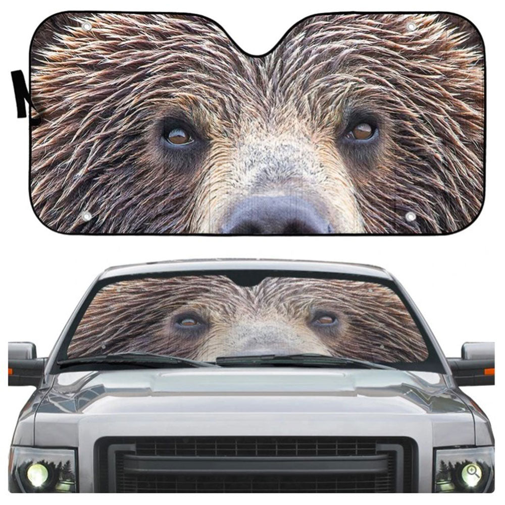Bear Eyes Windshield Sun Shades Car Accessories Decor Gift