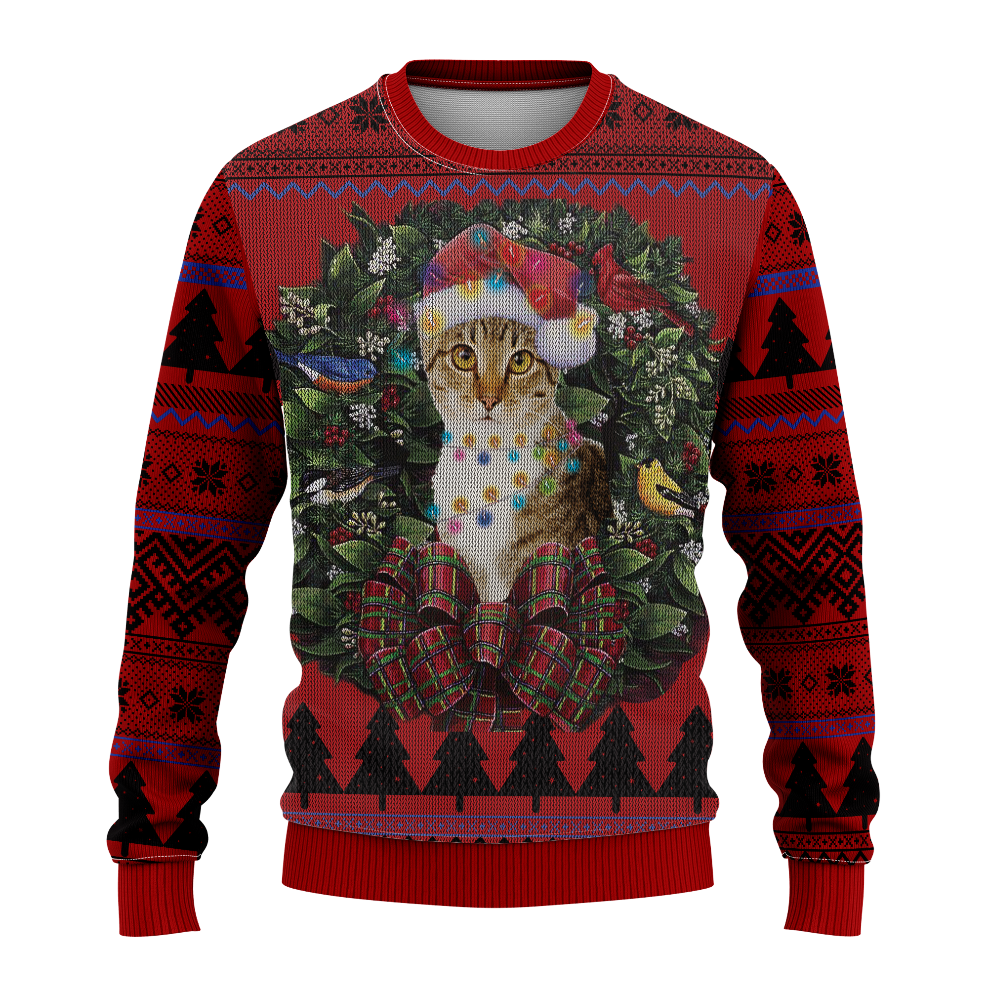 Bengal Cat Ugly Christmas Sweater for Thanksgiving Gift
