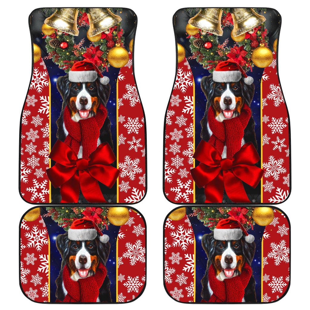 Bernese Mountain Dog Christmas Car Mats Accessories for Your Vehicle