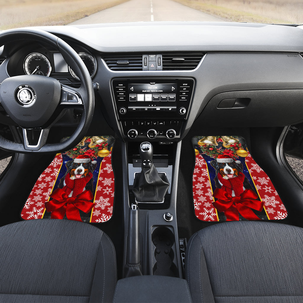 Bernese Mountain Dog Christmas Car Mats Accessories for Your Vehicle