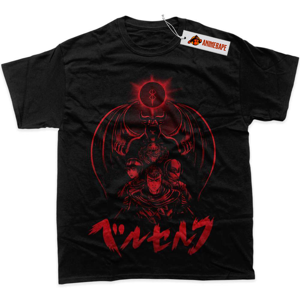 Berserk Anime Graphic Tee Shirt for Fans and Collectors