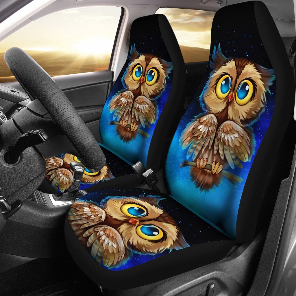 Custom Premium Owl Car Seat Covers - Best Car Decor Protector