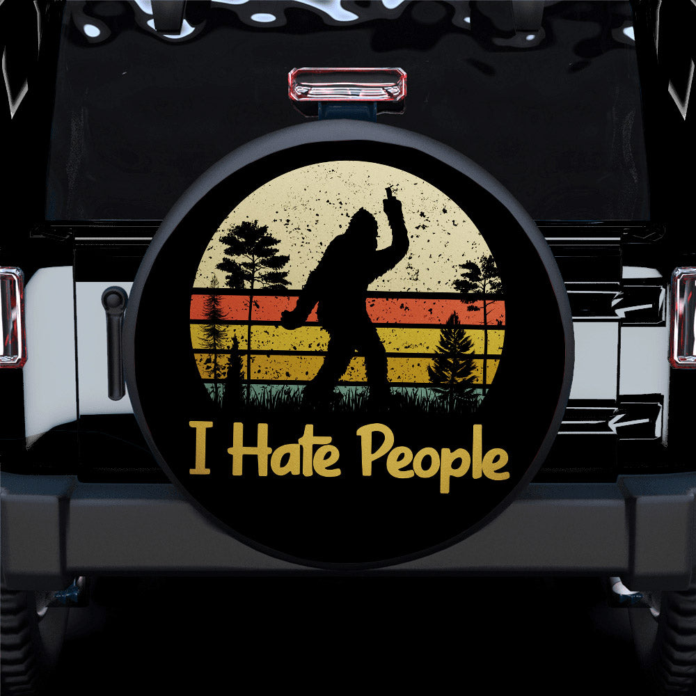 Bigfoot Sasquatch Gift for Campers Vintage Jeep Spare Tire Cover