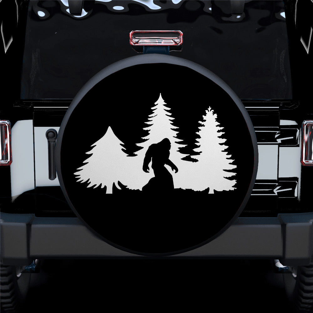 Bigfoot Silhouette for Jeep Spare Tire Covers - Gift for Campers