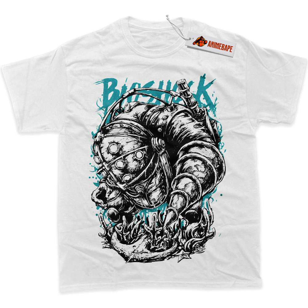 Bioshock Graphic T-Shirt for Gamers, Cool Game Shirt