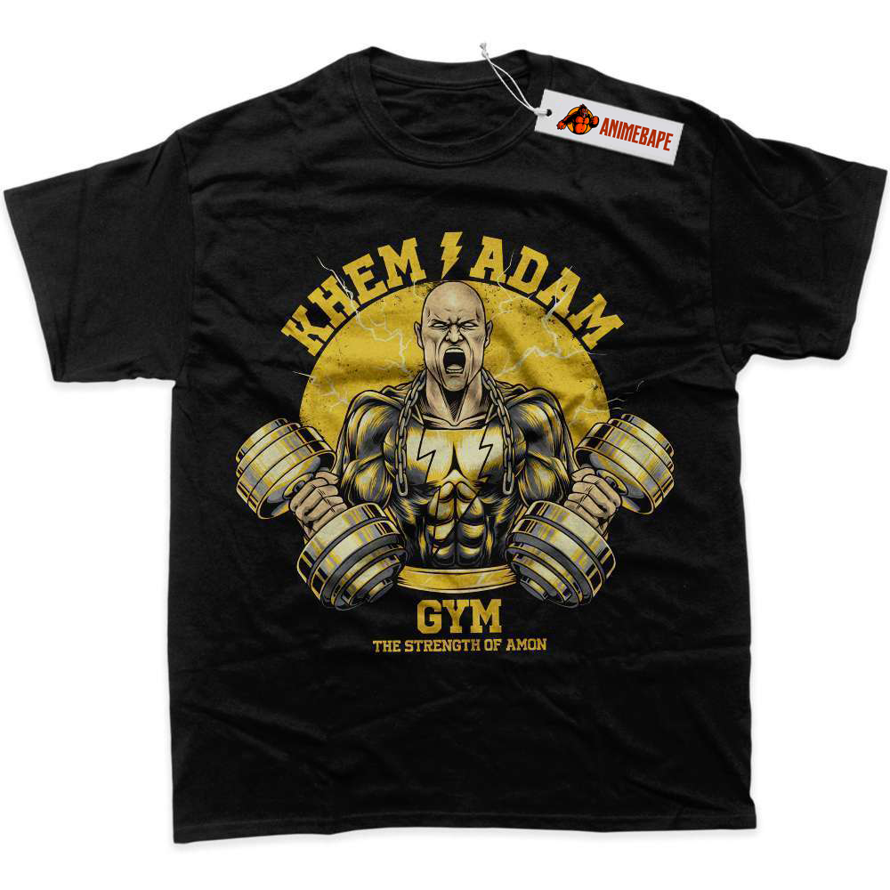 Black Adam Graphic T-Shirt, DC Comics Apparel for Fans
