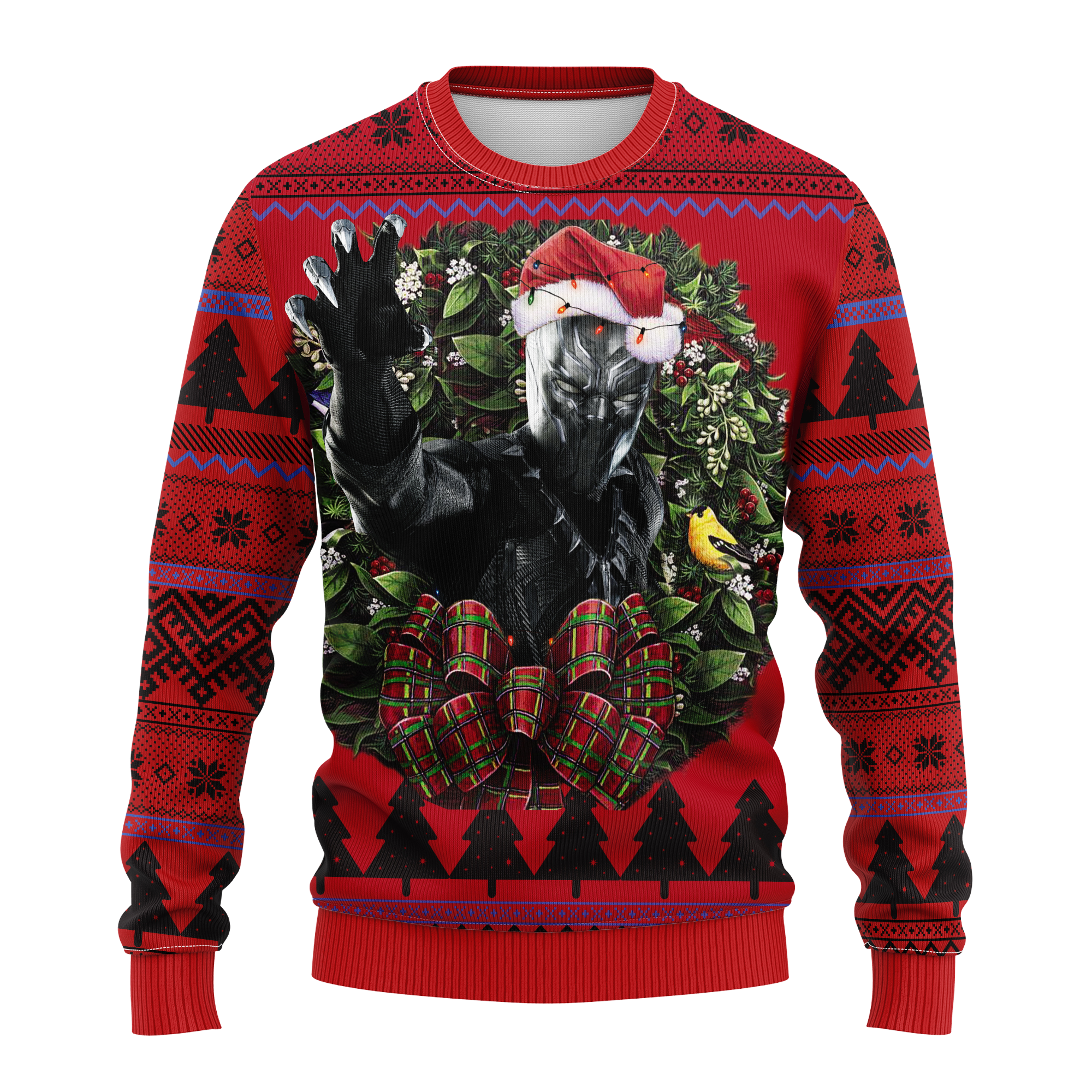 Black Panther Christmas Sweater | Ugly Noel Mc Gift for Thanksgiving