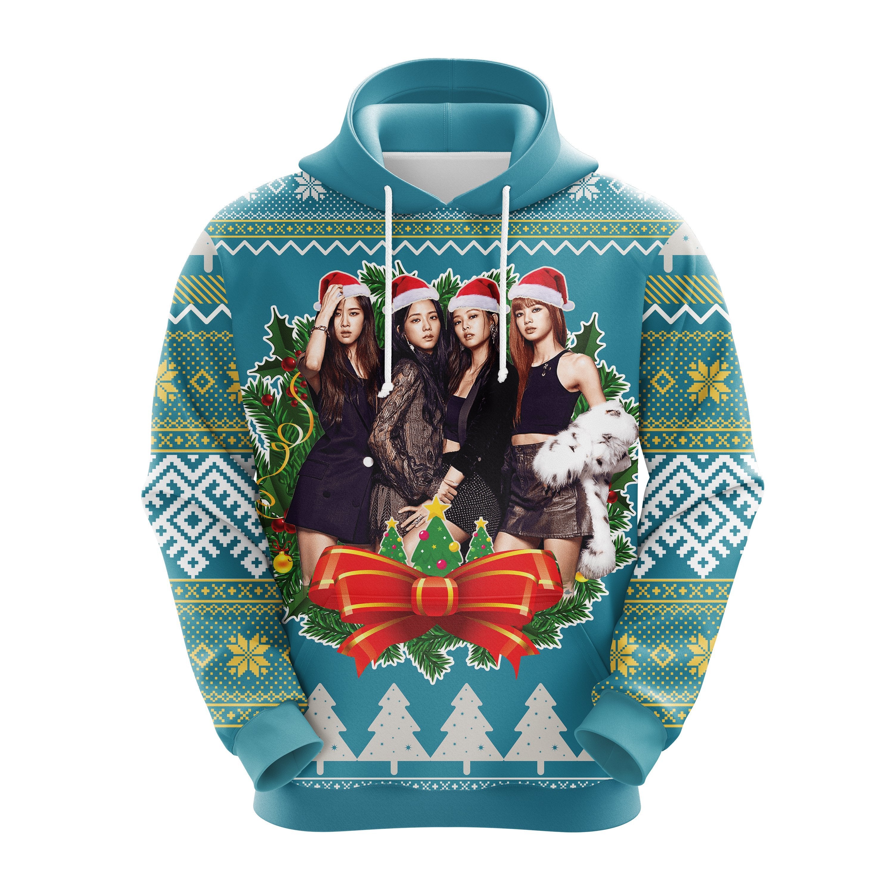 Blackpink Christmas Ugly Hoodie Gift Idea for Thanksgiving