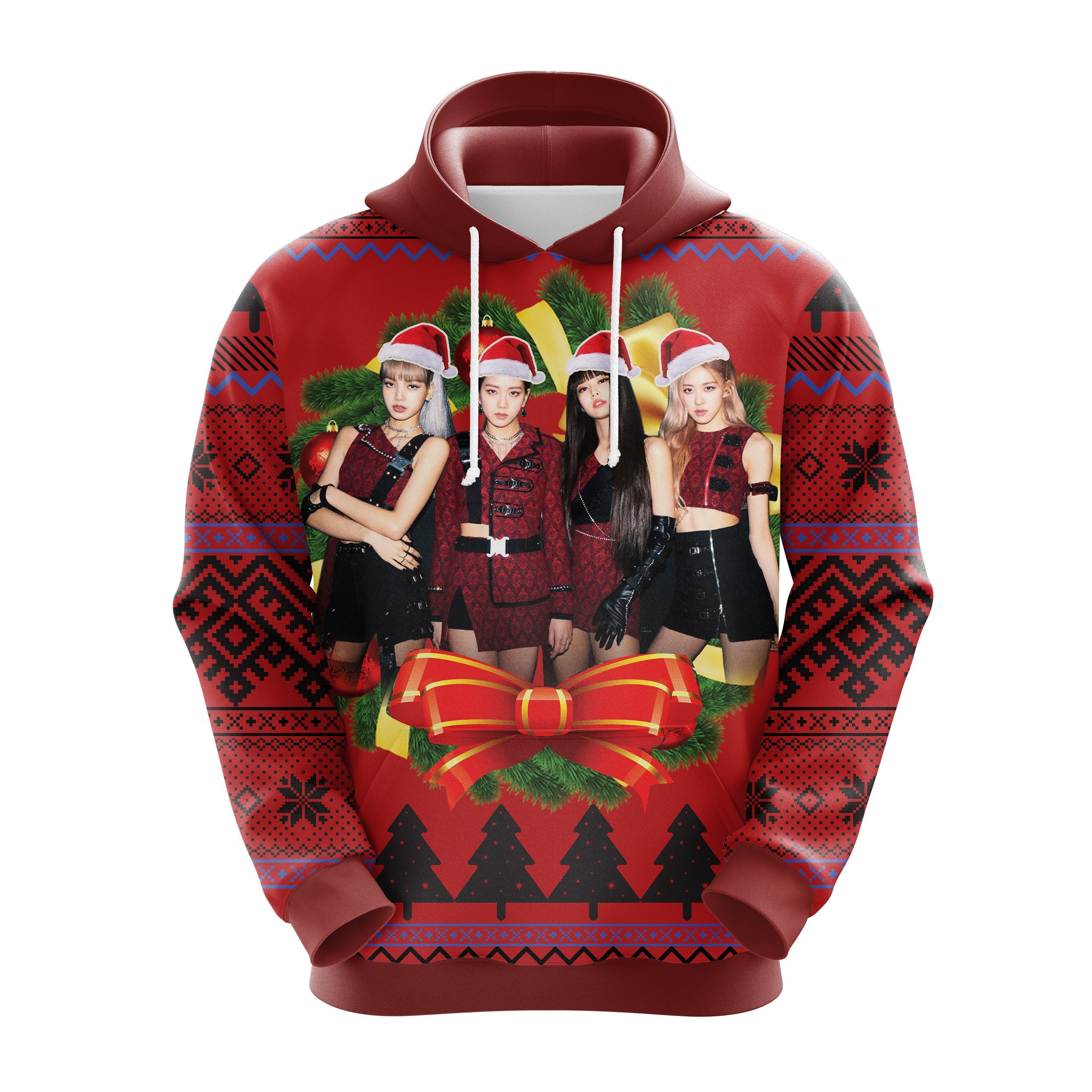 Blackpink Christmas Hoodie Cute Noel Ugly Sweater Gift Idea