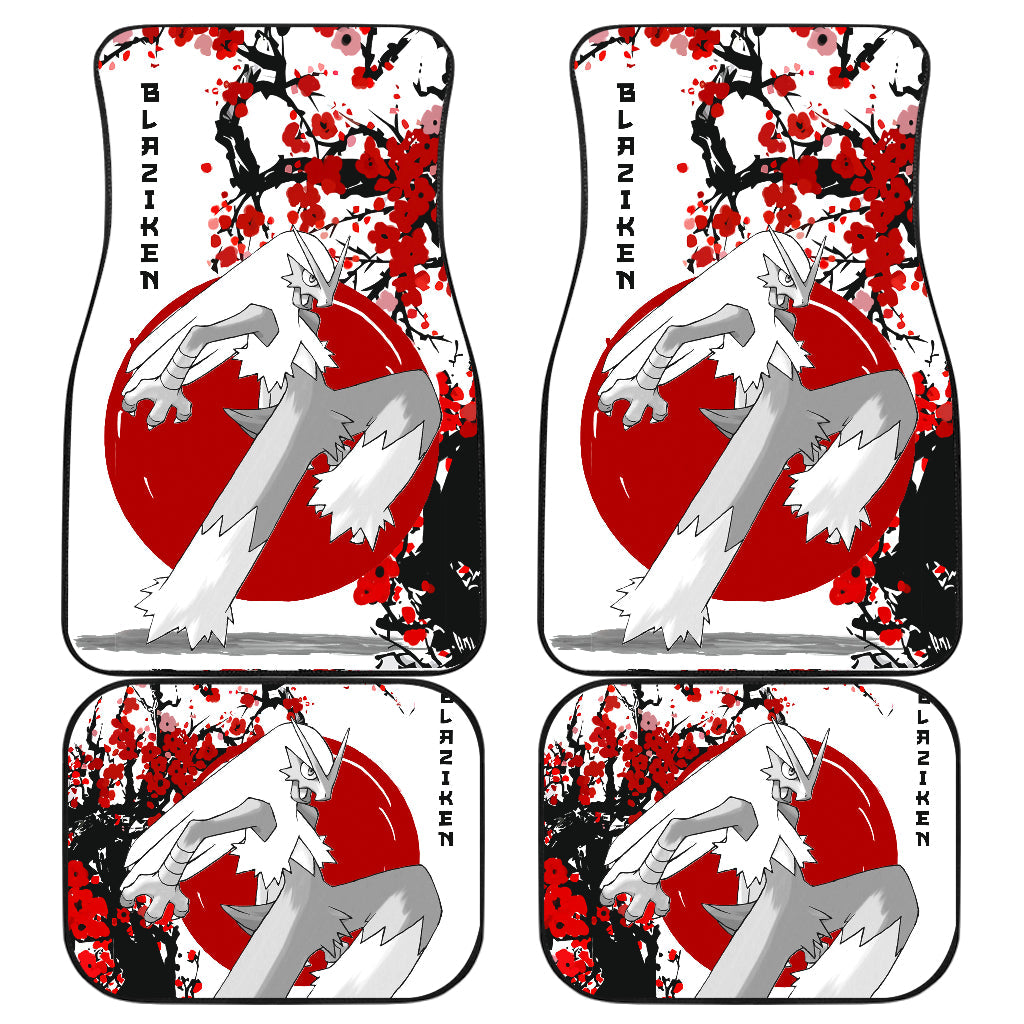 Blaziken Pokemon Floor Mats for Cars - Japan Style Design