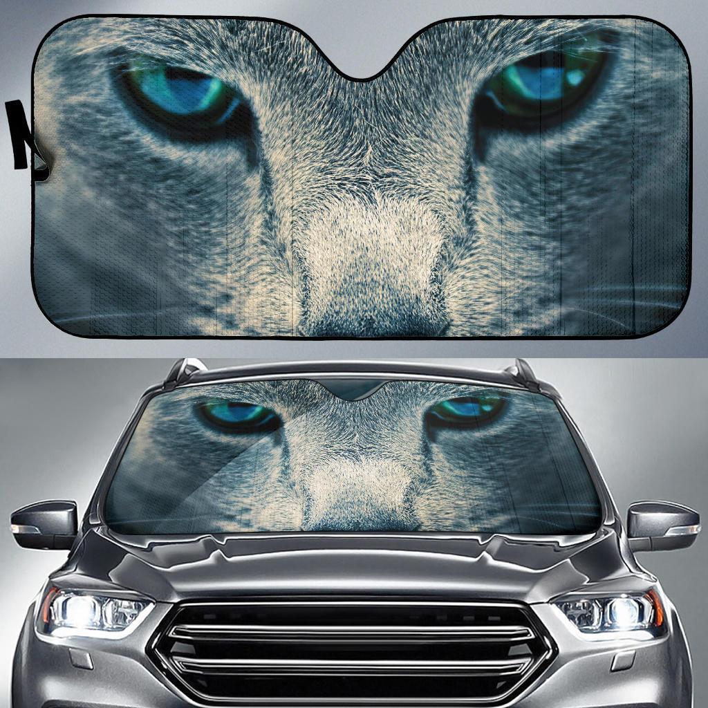 Blue Cat Eye Windshield Sun Shades Car Accessories Decor Gift