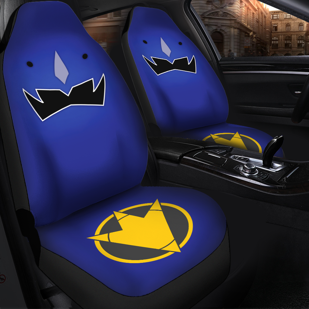Blue Dino Thunder Power Rangers Custom Car Seat Covers - Protectors