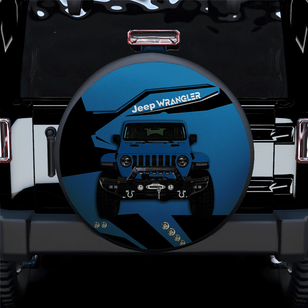 Blue Jeep Spare Tire Covers for Campers - Unique Gift Idea