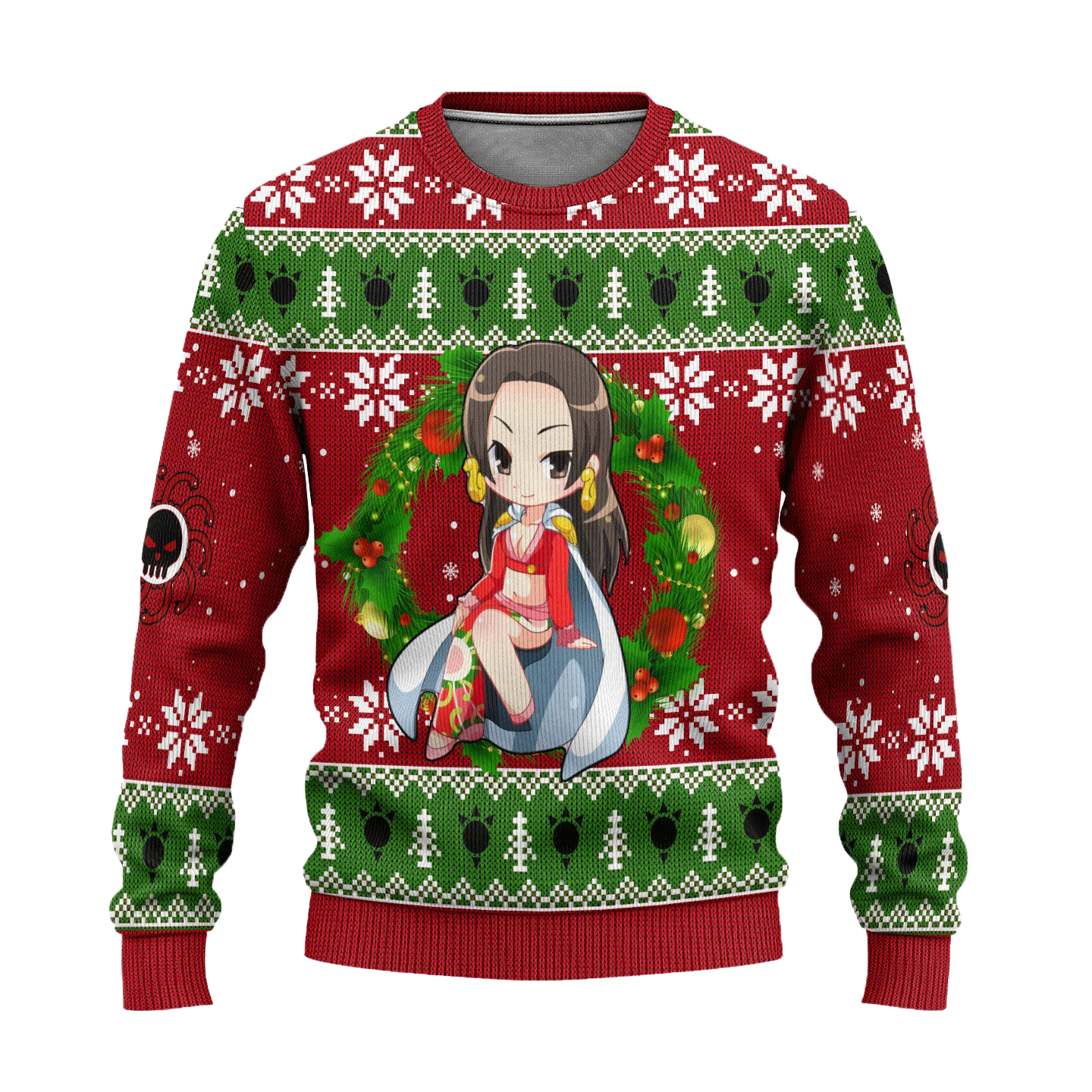 One Piece Boa Hancock Christmas Sweater Holiday Gift for Fans