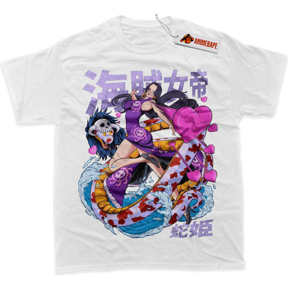 Boa Hancock Anime Shirt, One Piece Graphic Tee for Fans