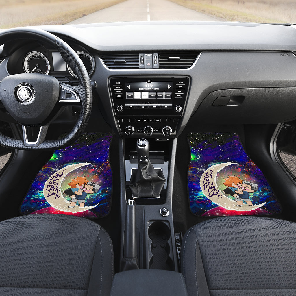 Love You To The Moon Galaxy Car Mats by Bokuhina Bokuhina