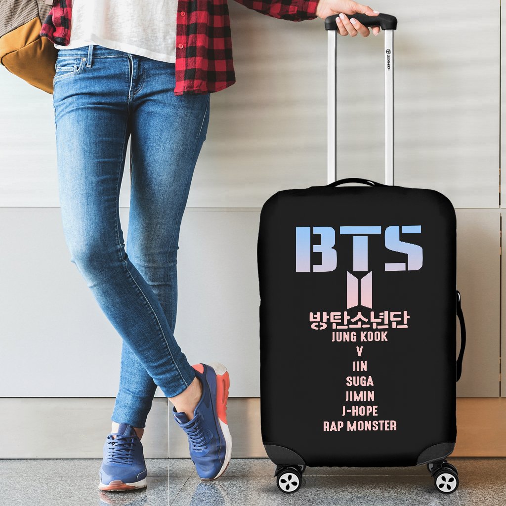 Bts Luggage Cover for Suitcase Protection and Travel Ease