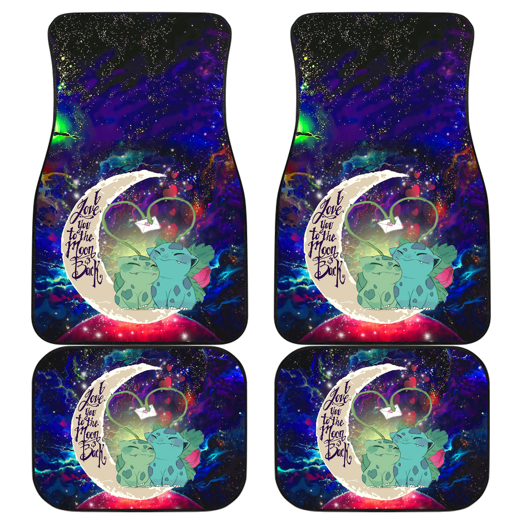 Bulbasaur Couple Galaxy Car Floor Mats - Pokemon Love Accessories