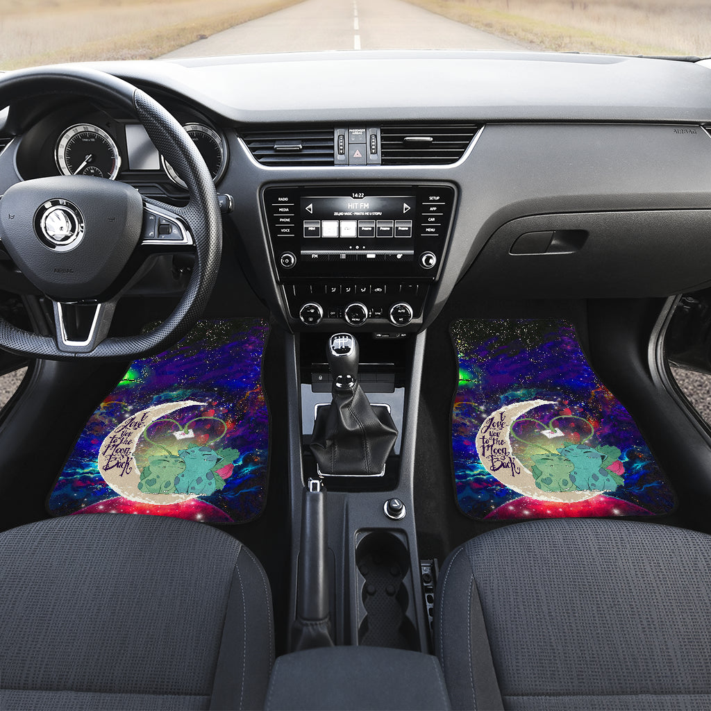 Bulbasaur Couple Galaxy Car Floor Mats - Pokemon Love Accessories