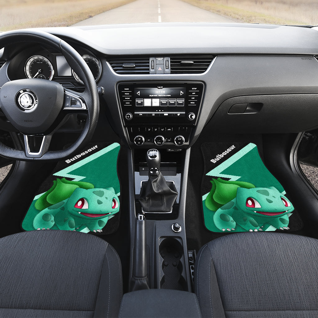 Bulbasaur Pokemon Car Mats - Unique Car Accessories for Fans