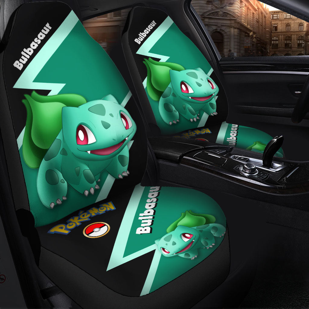 Bulbasaur Pokemon Custom Car Seat Covers for Decor and Protection