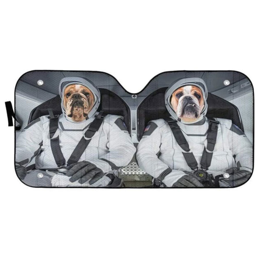 Bulldog Auto Sun Shades Windshield Accessories Gift for Car Decor