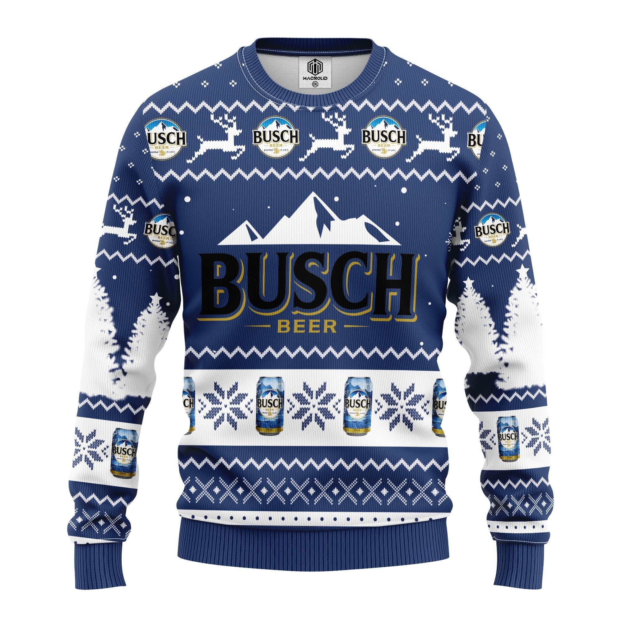 Busch 3 Ugly Christmas Sweater Amazing Thanksgiving Gift Idea