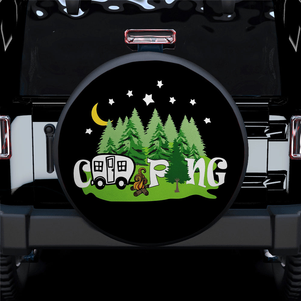 Camping Gift for Jeep Owners - Spare Tire Cover for Campers
