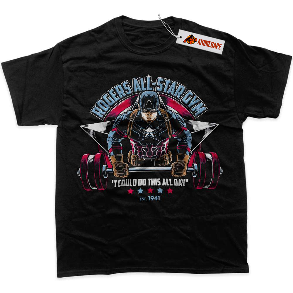 Captain America Marvel Comics Graphic T-Shirt for Men and Women