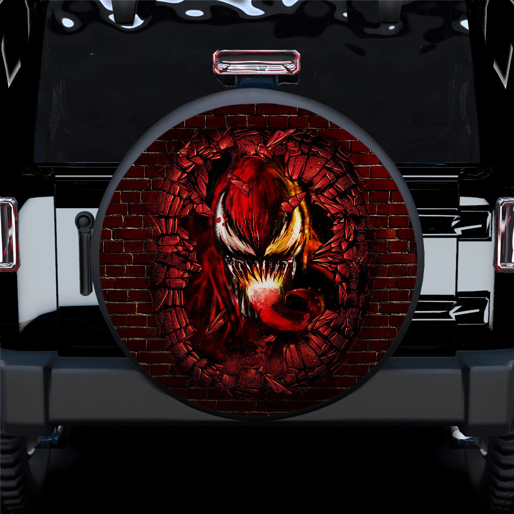 Carnage Break Wall Jeep Tire Covers for Campers, Spare Tire Cover
