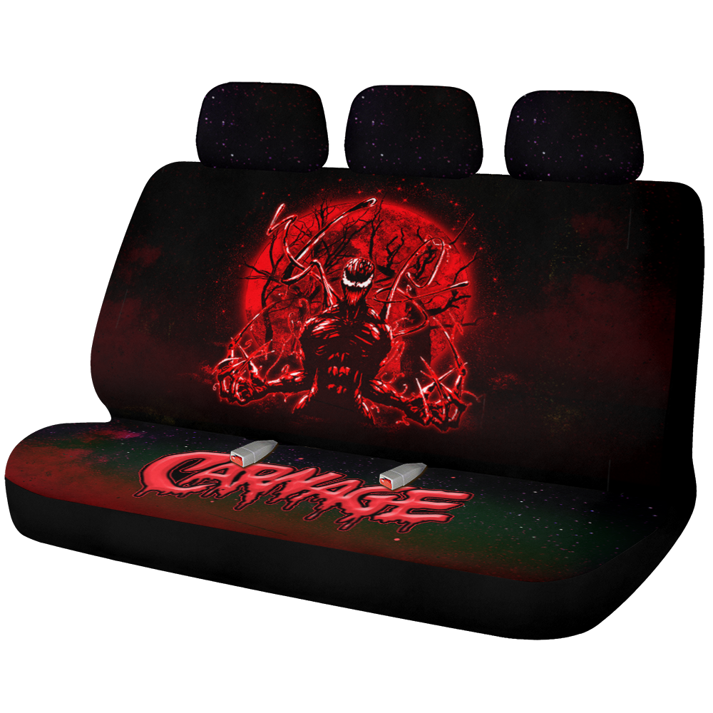 Carnage Moonlight Galaxy Custom Back Seat Covers for Car Protection