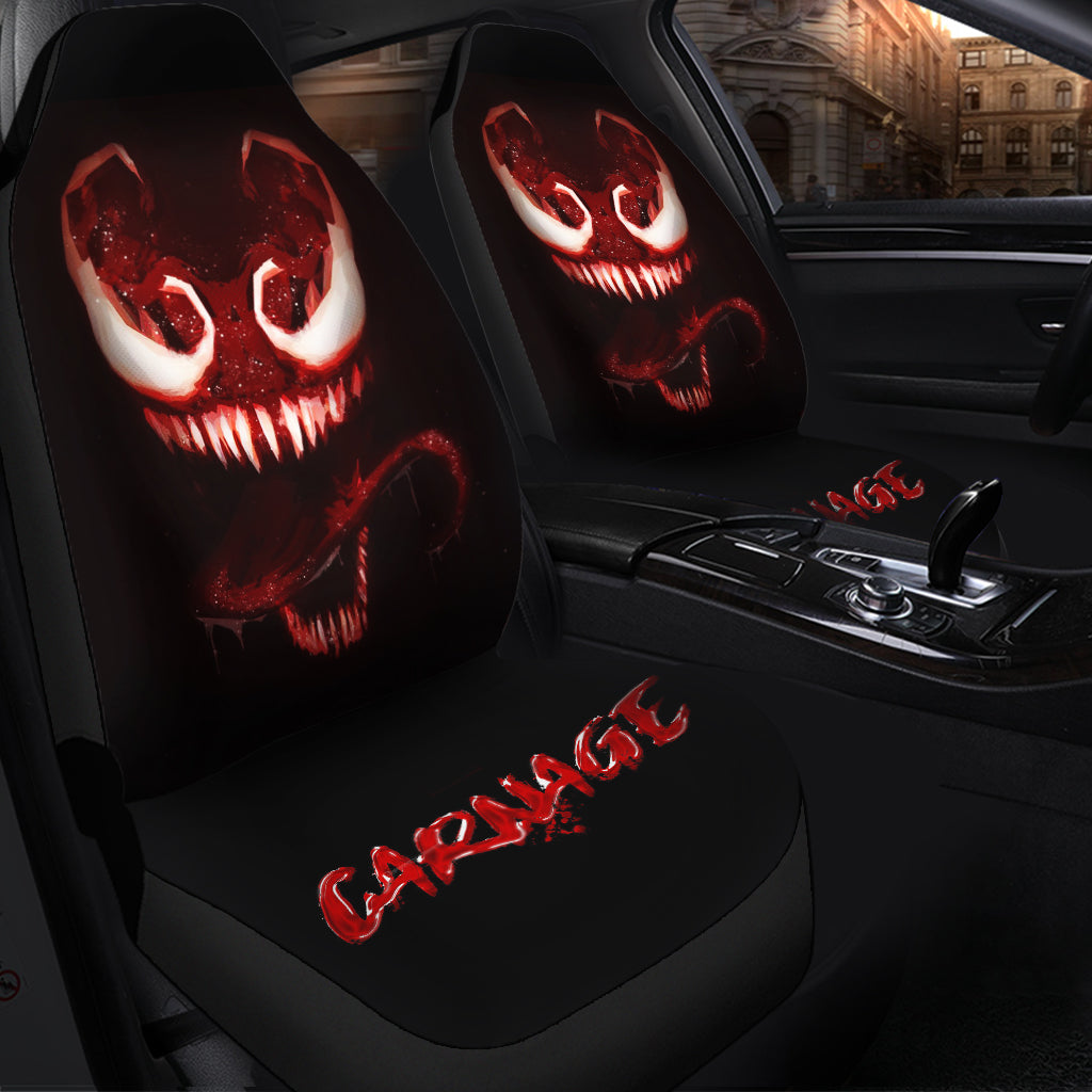 Custom Car Seat Covers - Carnage Premium Decor Protectors