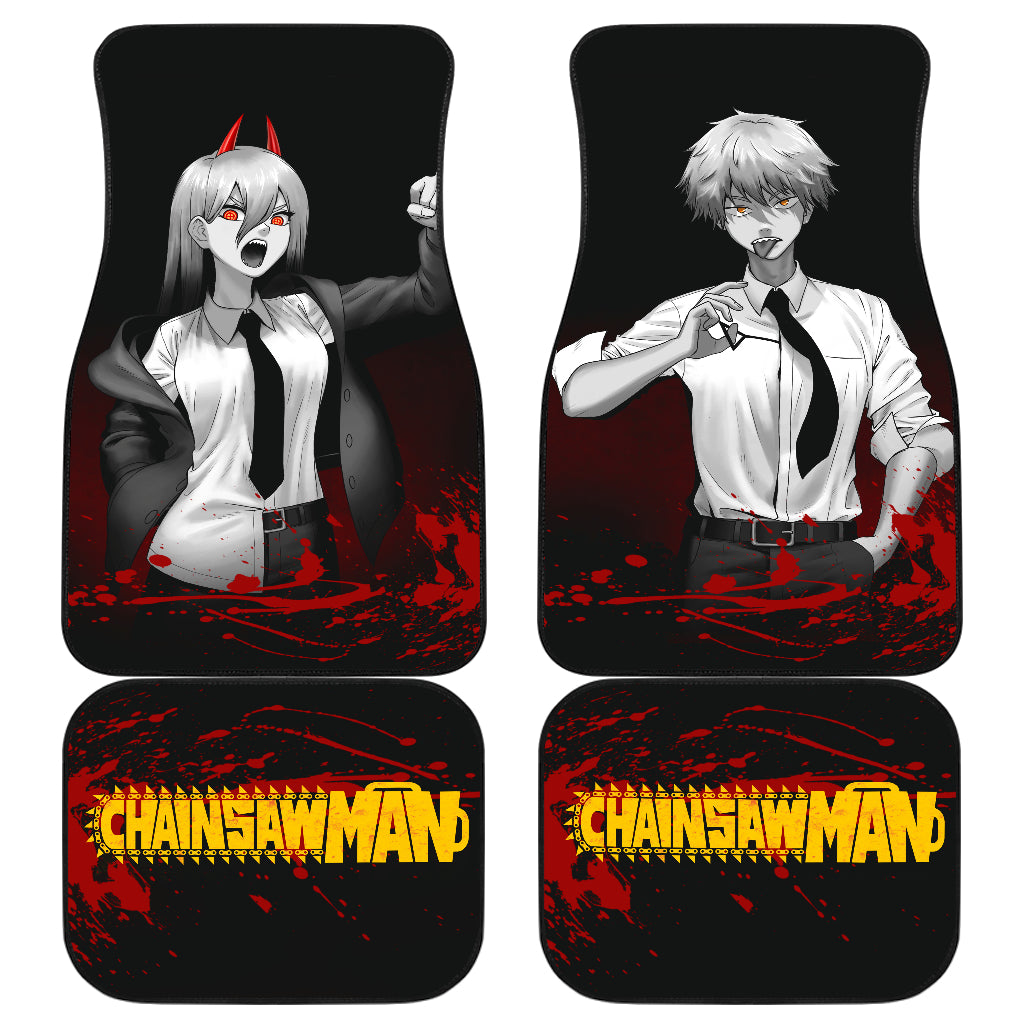 Chainsaw Man Denji Power Car Accessories - Floor Mats