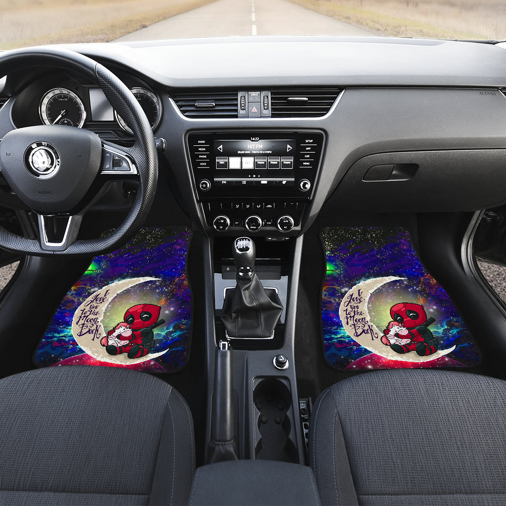 Deadpool Unicorn Toy Love You To The Moon Galaxy Car Mats