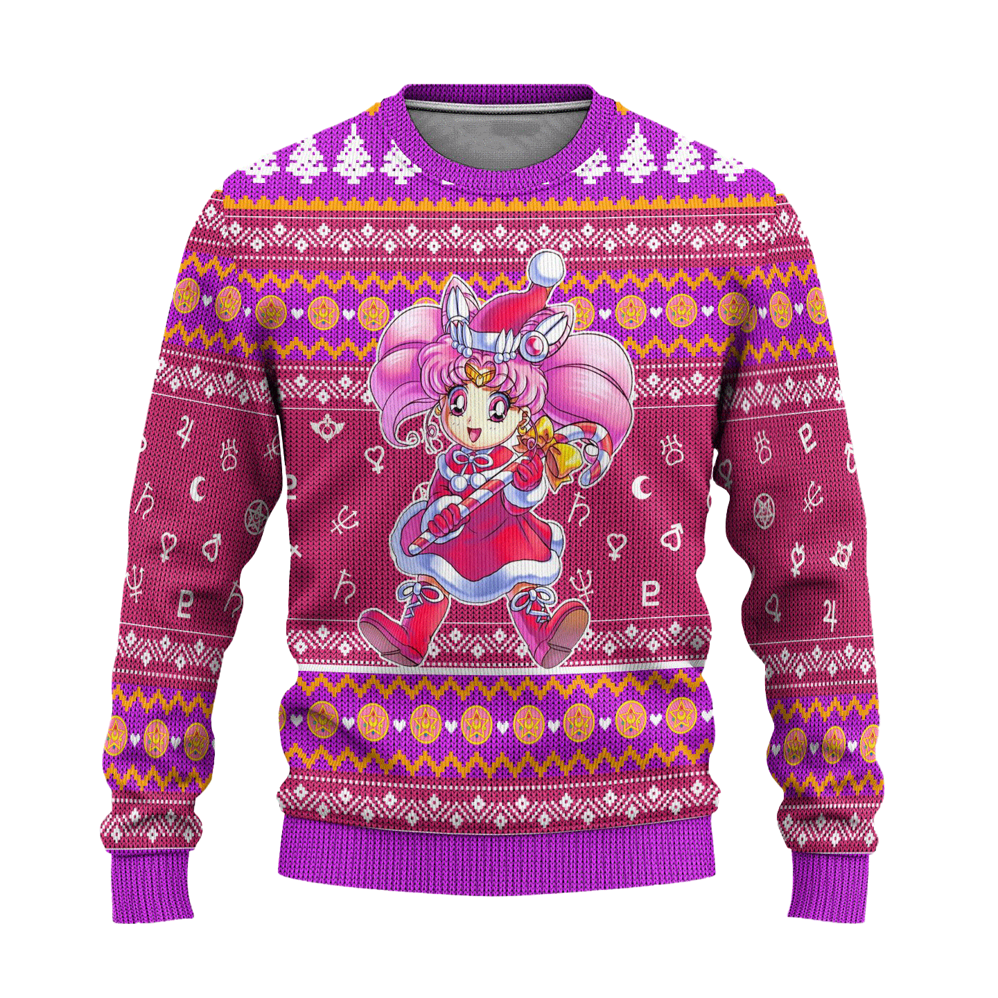 Sailor Moon Chibiusa Tsukino Ugly Christmas Sweater Anime Gift