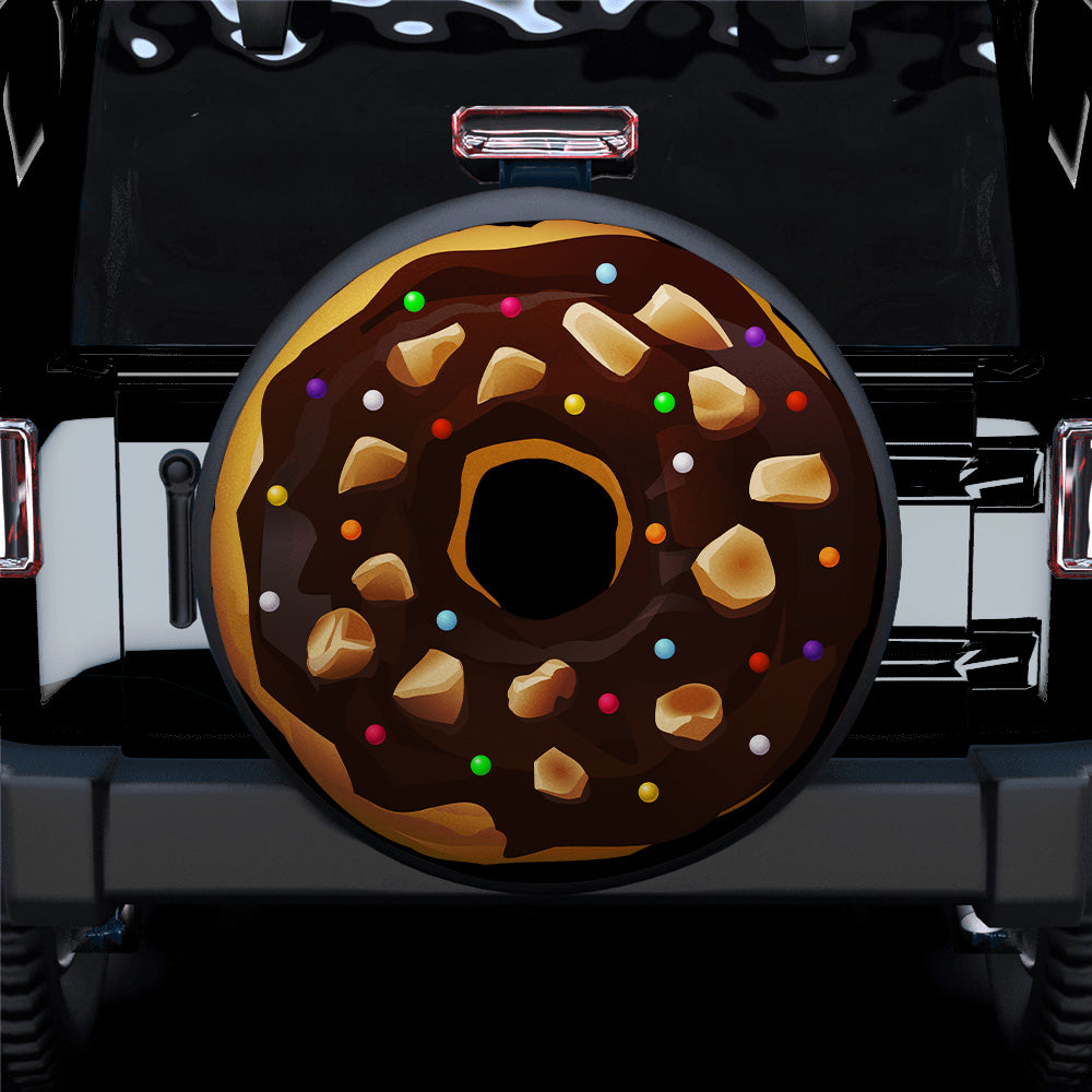 Chocolate Donut Spare Tire Covers for Jeep Campers Gift