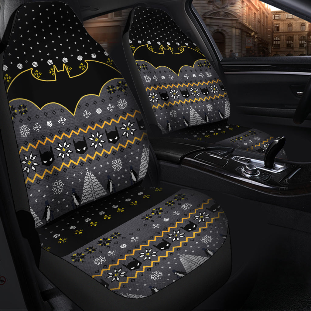 Custom Christmas Batman Car Seat Covers - Premium Protectors