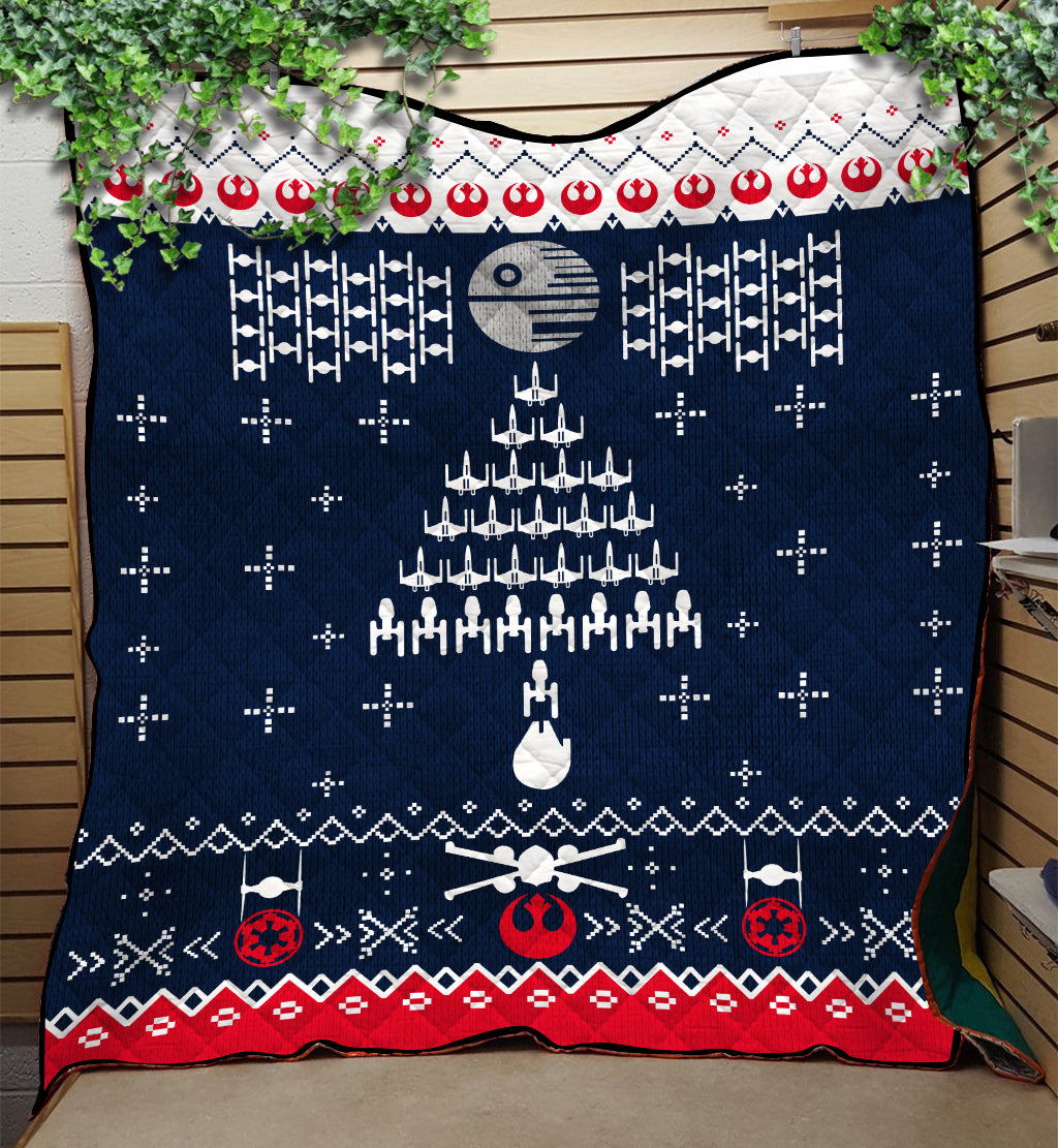 Star Wars Christmas Tree Quilt Blanket Christmas Tree