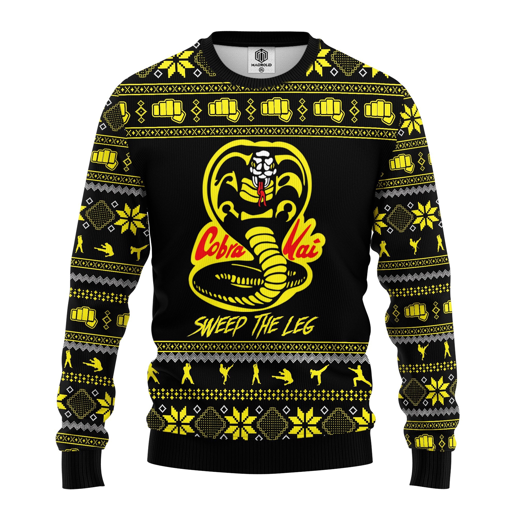 Cobra Kai Christmas Sweater - Fun Gift Idea for Thanksgiving