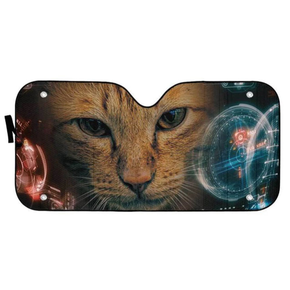 Cool Cat Windshield Sun Shades Car Accessories Gift Decor