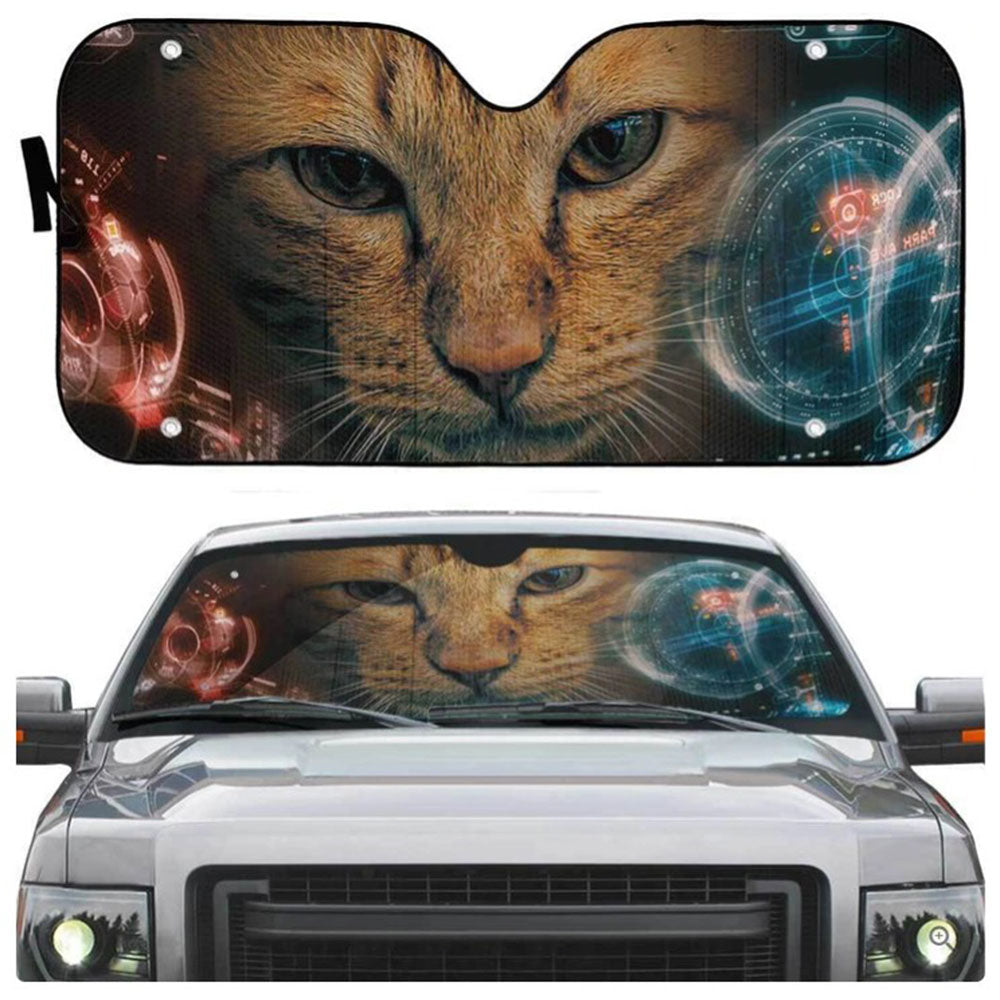 Cool Cat Windshield Sun Shades Car Accessories Gift Decor