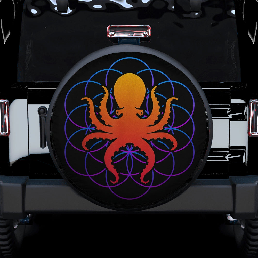 Cool Octopus Spare Tire Covers for Jeep, Great Gift for Campers