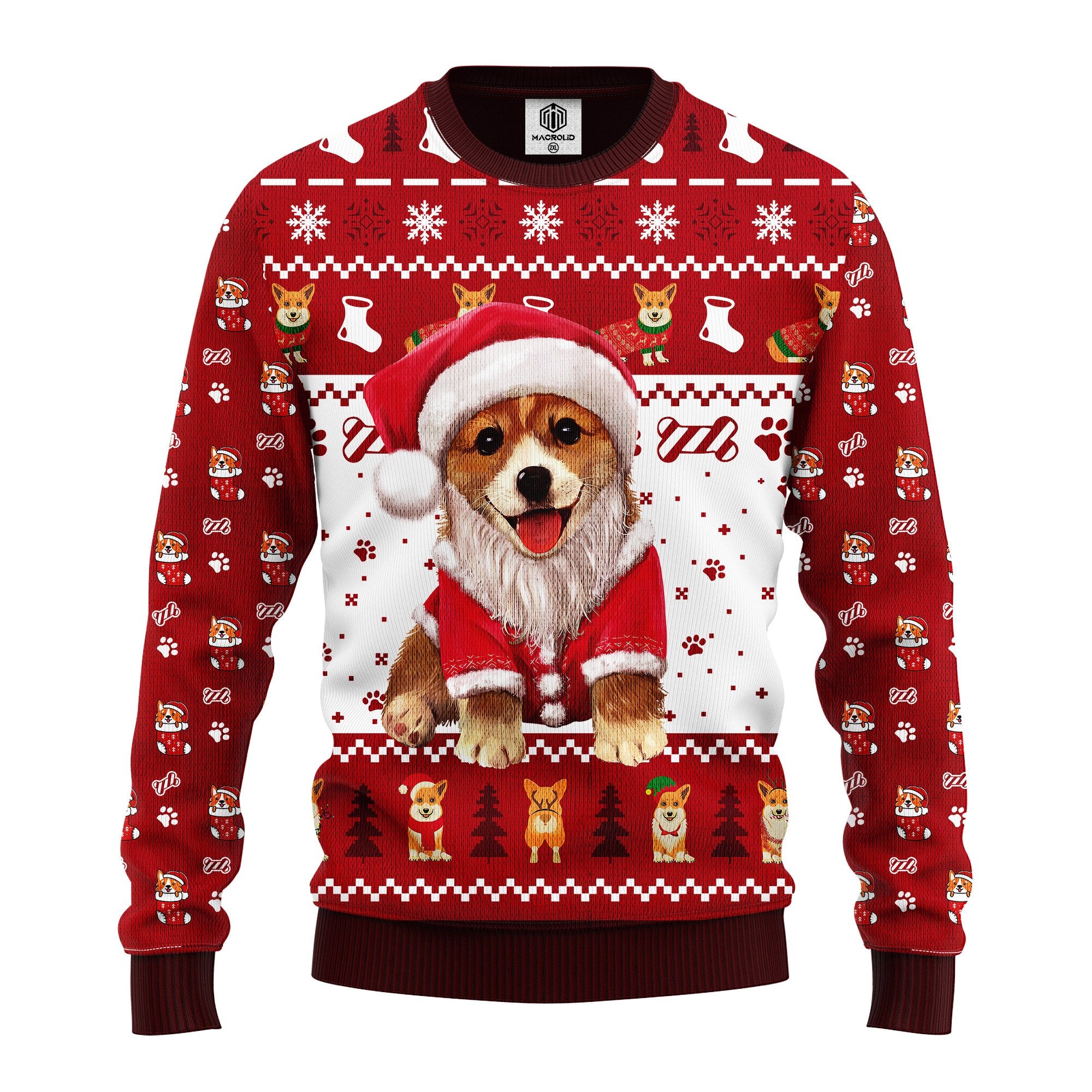 Cute Corgi Noel Ugly Christmas Sweater | Amazing Thanksgiving Gift